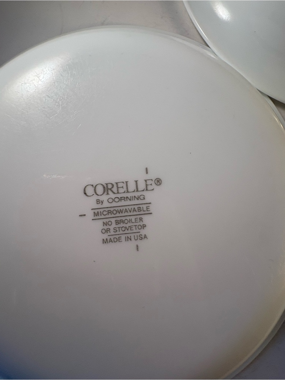 Lot of 3 Corelle Blue Sponge Hearts Cereal Soup Bowls 7.25" Spry Blue Replace - Picture 4 of 4